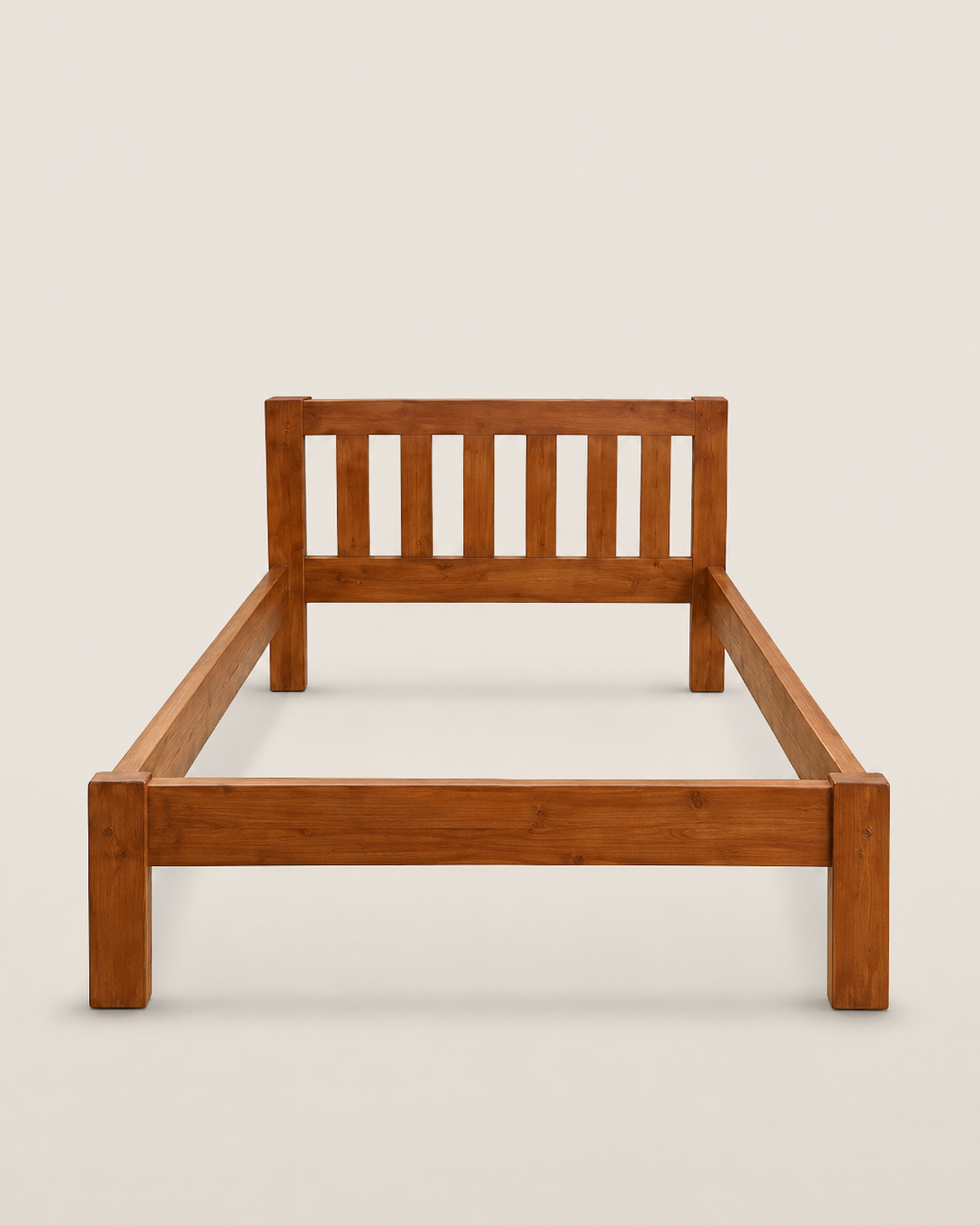 4 by 6 Musoke Bed Frame — handcrafted African furniture by Kim's furniture in Kenya (view 2)