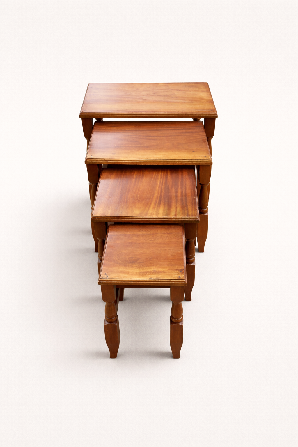 Chini Nest of Stools — handcrafted African furniture by Zakayo Elgon furniture  in Kenya