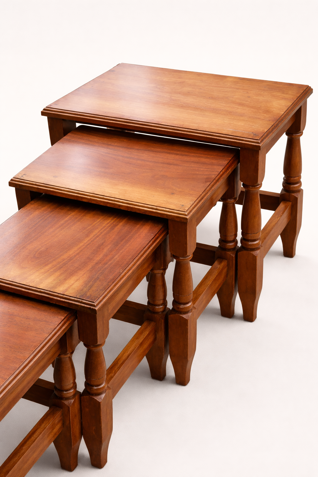 Chini Nest of Stools — handcrafted African furniture by Zakayo Elgon furniture  in Kenya (view 3)