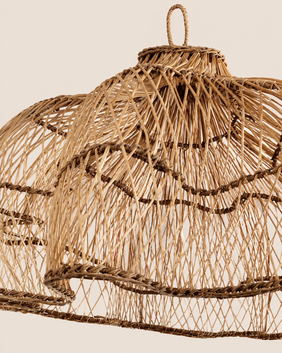 Afofu Bamboo Pendant Light — handcrafted African lighting by Pamanda curious  in Kenya (view 3)