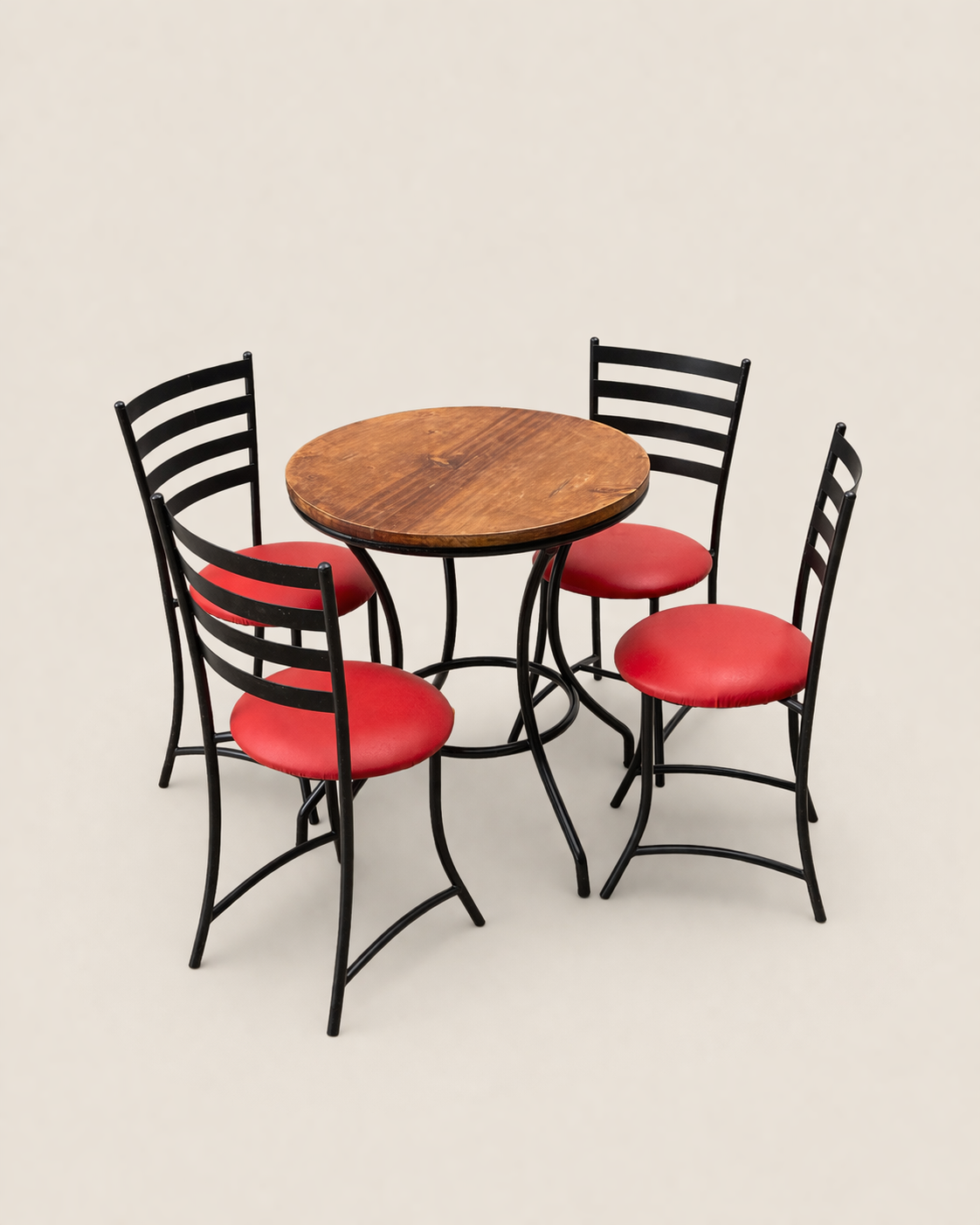 Mbingu 4 Seater Outdoor Bistro Set — handcrafted African outdoor by Vincent furniture  in Kenya