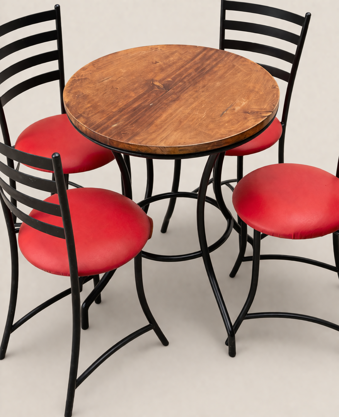 Mbingu 4 Seater Outdoor Bistro Set — handcrafted African outdoor by Vincent furniture  in Kenya (view 3)