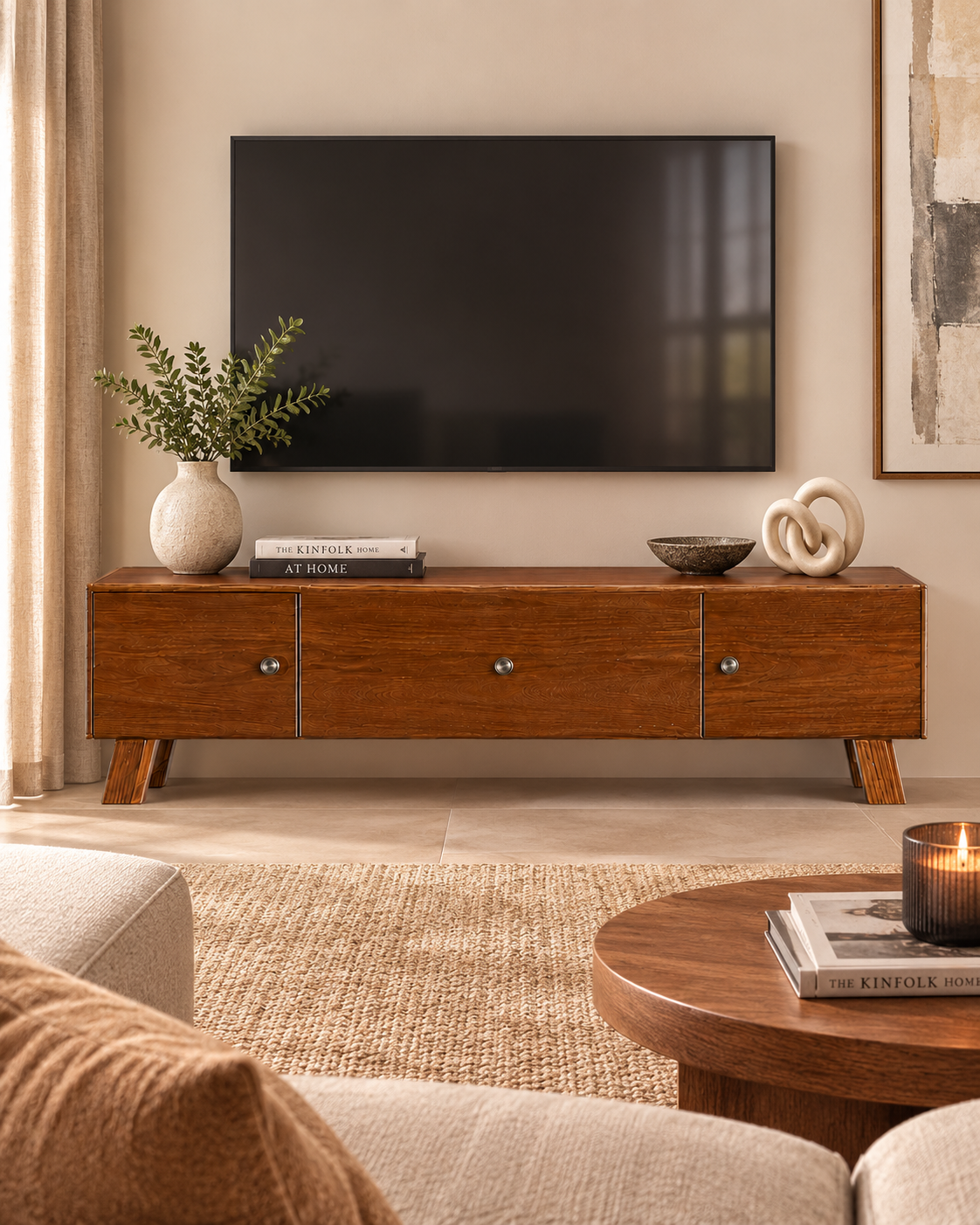 Kijiji Heritage Media Console — handcrafted African furniture by Homefleet in Kenya