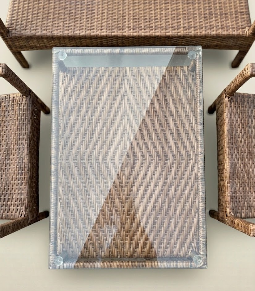 Chiniyasa Rattan & Metal Accent Table — handcrafted African furniture by WinStar rattan  in Kenya (view 4)