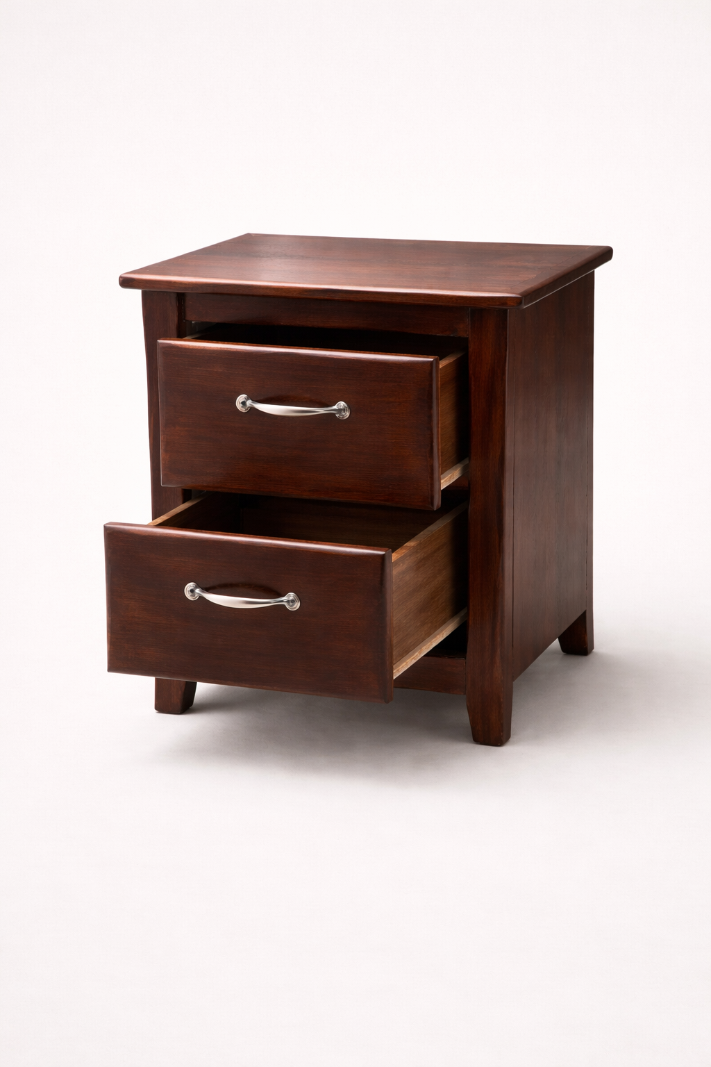 Mvua Mahogany Bedside Drawer — handcrafted African furniture by Rodis and woods land furnitures  in Kenya (view 2)