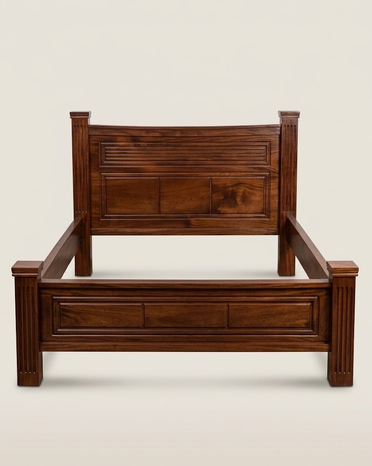 Bed 5by6 Chui Legacy Bedframe — handcrafted African furniture by Bimos Furniture in Kenya (view 2)