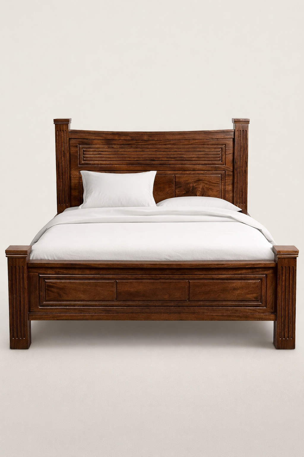 Bed 5by6 Chui Legacy Bedframe — handcrafted African furniture by Bimos Furniture in Kenya