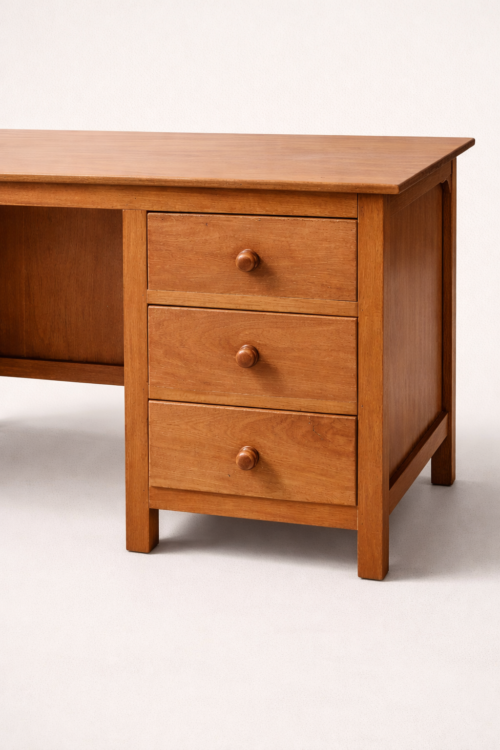 Jua Mahogany Office Desk — handcrafted African furniture by Rodis and woods land furnitures  in Kenya (view 3)