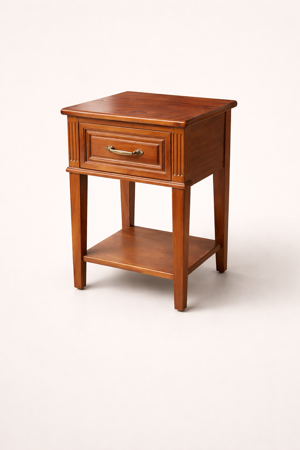 Mbamba Mahogany Bedside Drawer — handcrafted African furniture by Mike Paul Studio in Kenya (view 3)