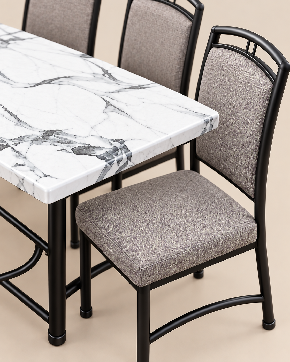 Athiru Dining Table Set — handcrafted African furniture by Mamboline enterprise in Kenya (view 3)