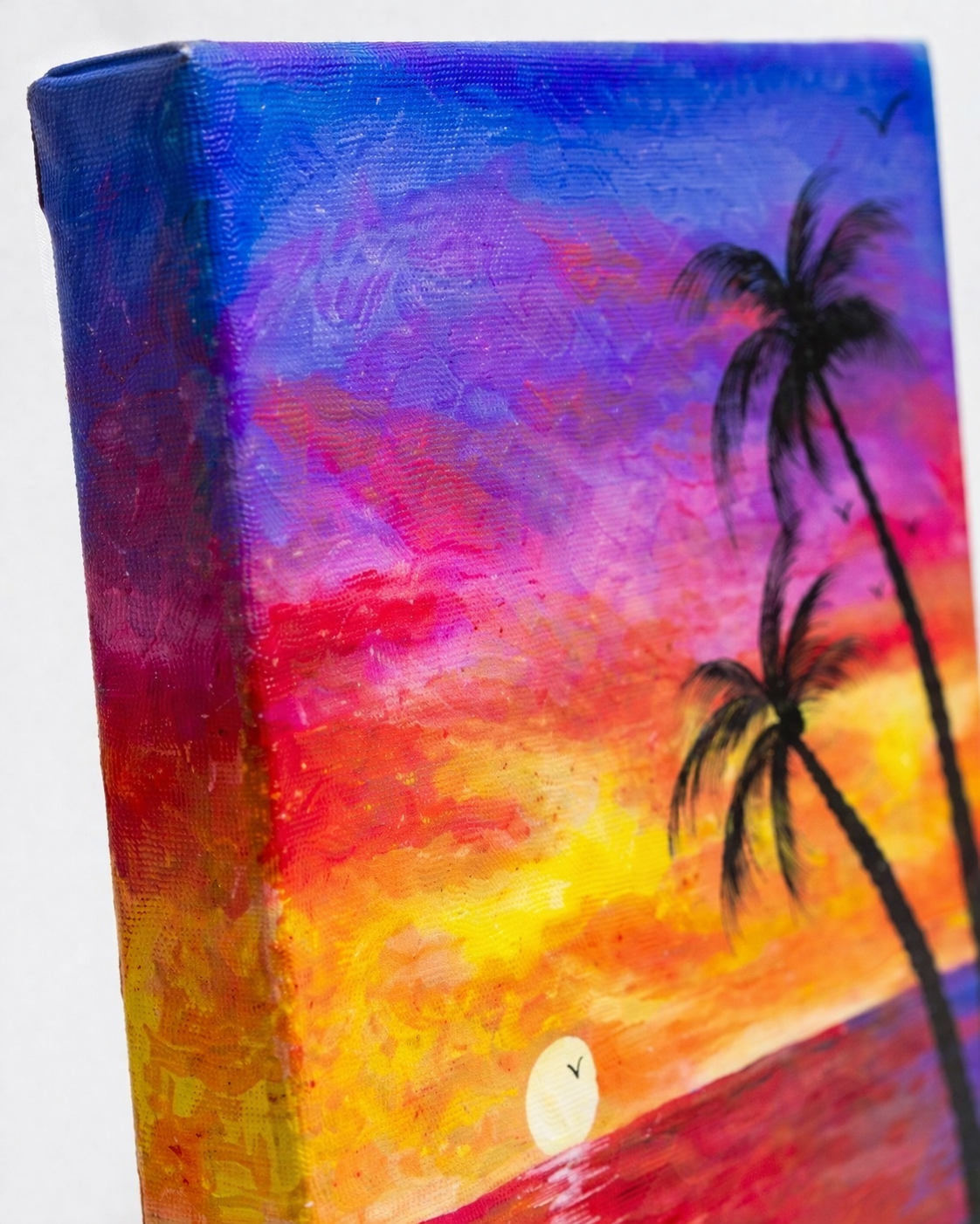 Sunset paint Marini Canvas — handcrafted African furniture by FashonistarGallery in Kenya (view 3)