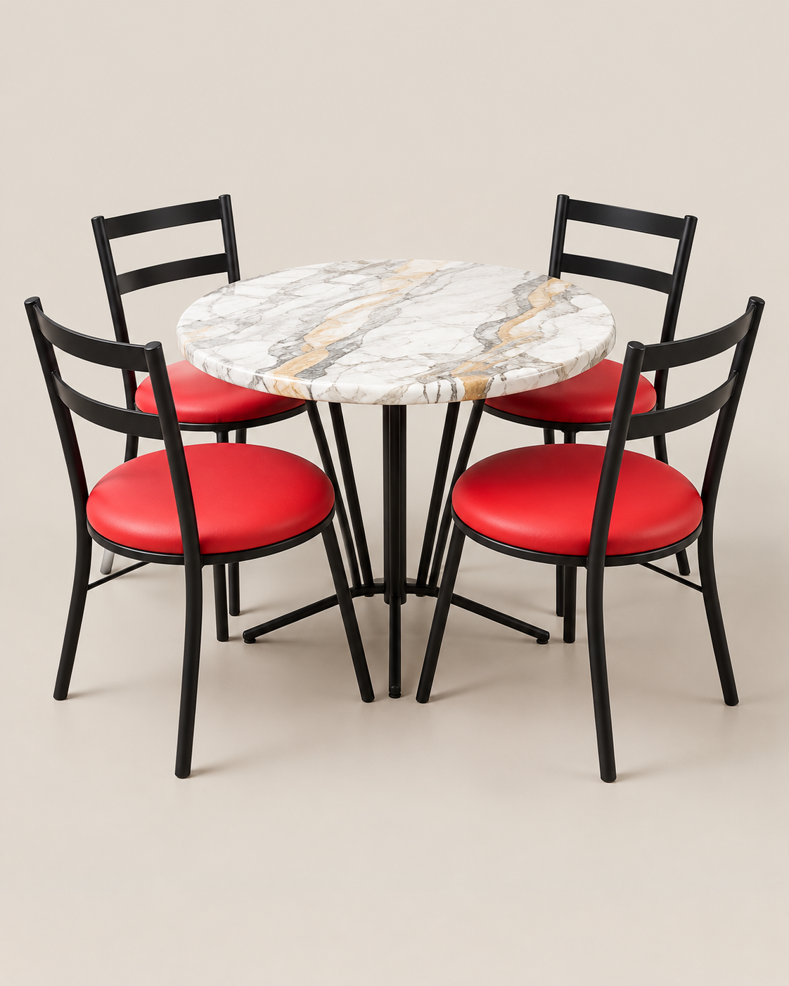 Nendera Dining Set — handcrafted African outdoor by Euroda Hardwood in Kenya (view 3)
