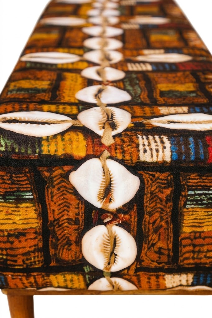 Jua Kali Poof Bench — handcrafted African furniture by Cobs Furniture and metal works in Kenya (view 3)