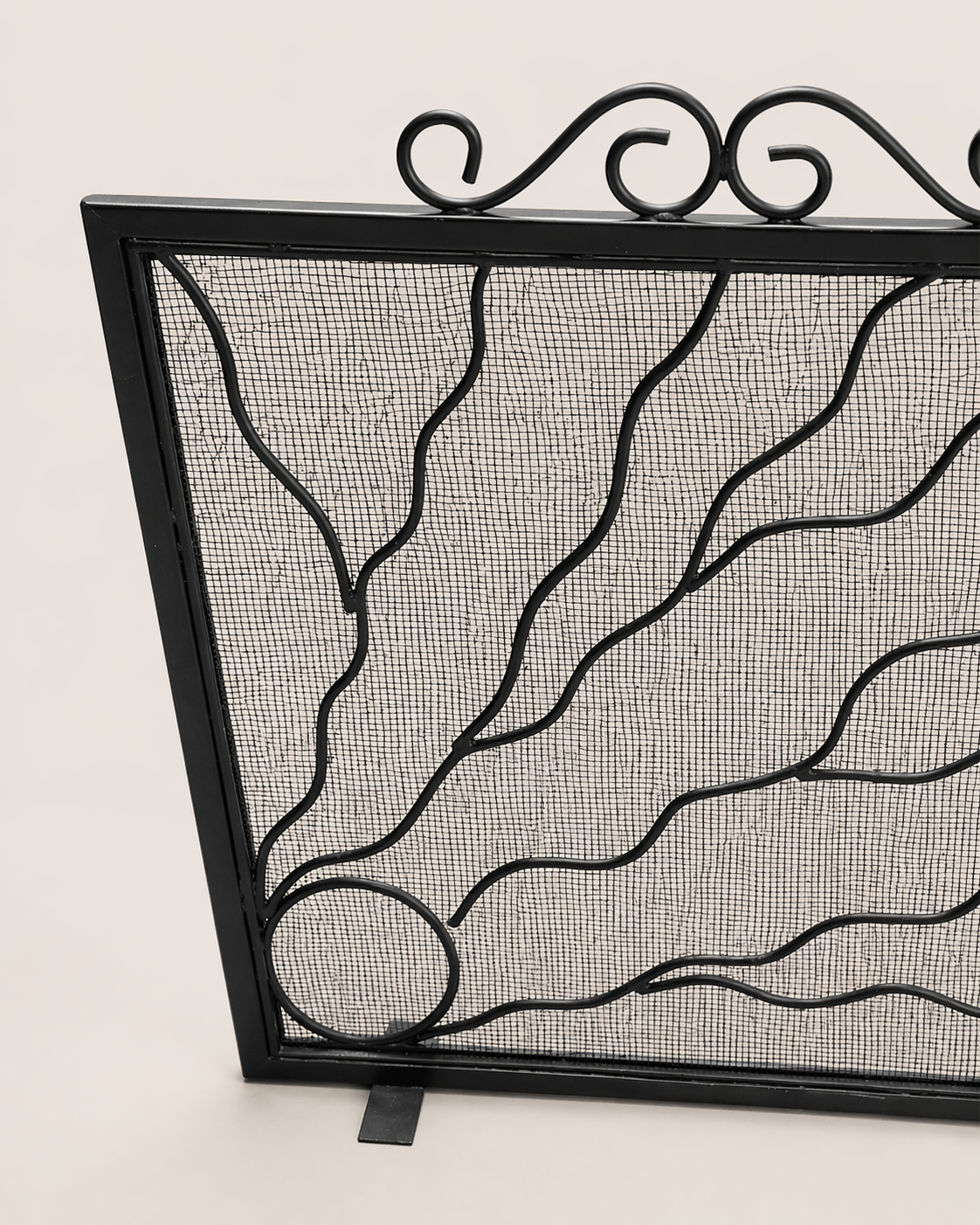 Caba Fireplace Screen: Upepo Wavy — handcrafted African outdoor by Bambam enterprise  in Kenya (view 3)