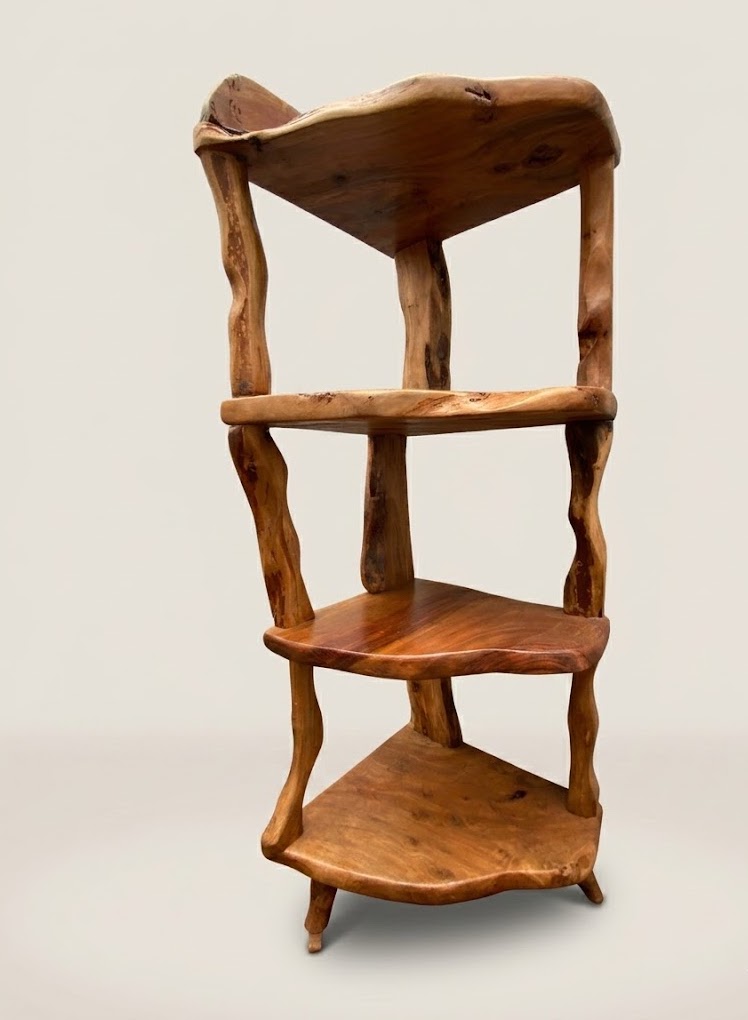 Mbingu Custom Shelf — handcrafted African furniture by Natural art furniture  in Kenya (view 2)
