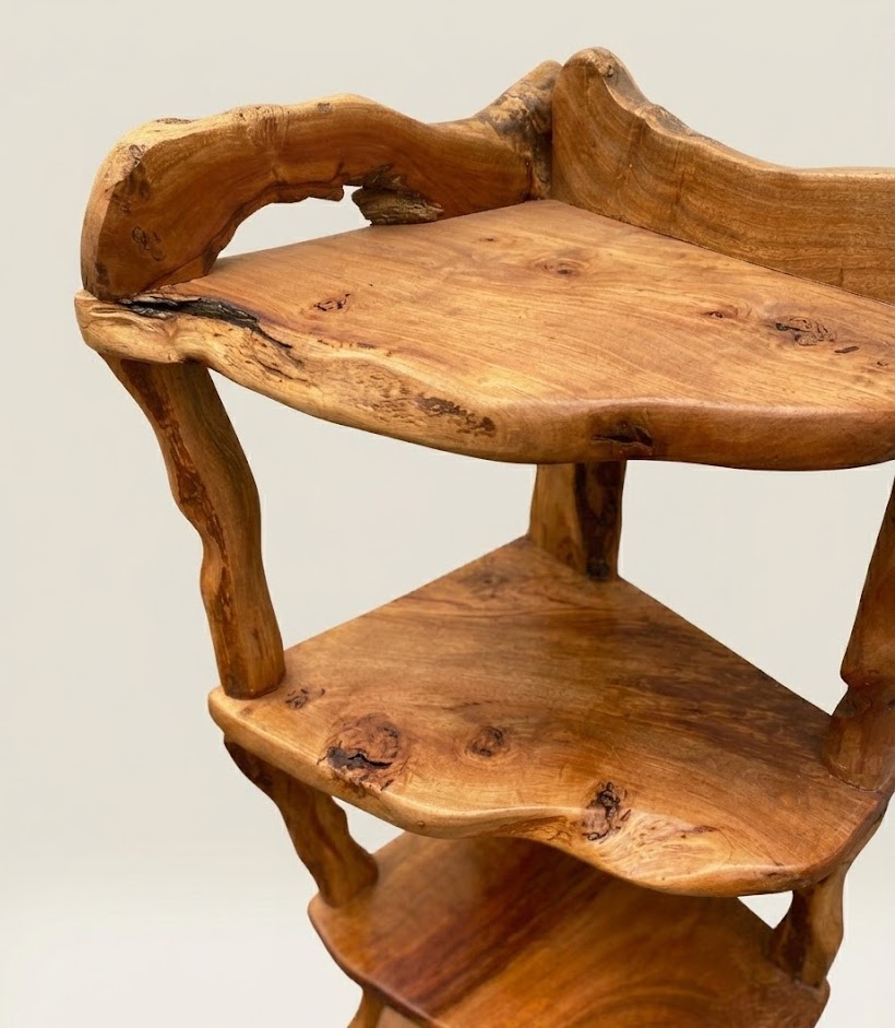 Mbingu Custom Shelf — handcrafted African furniture by Natural art furniture  in Kenya (view 3)