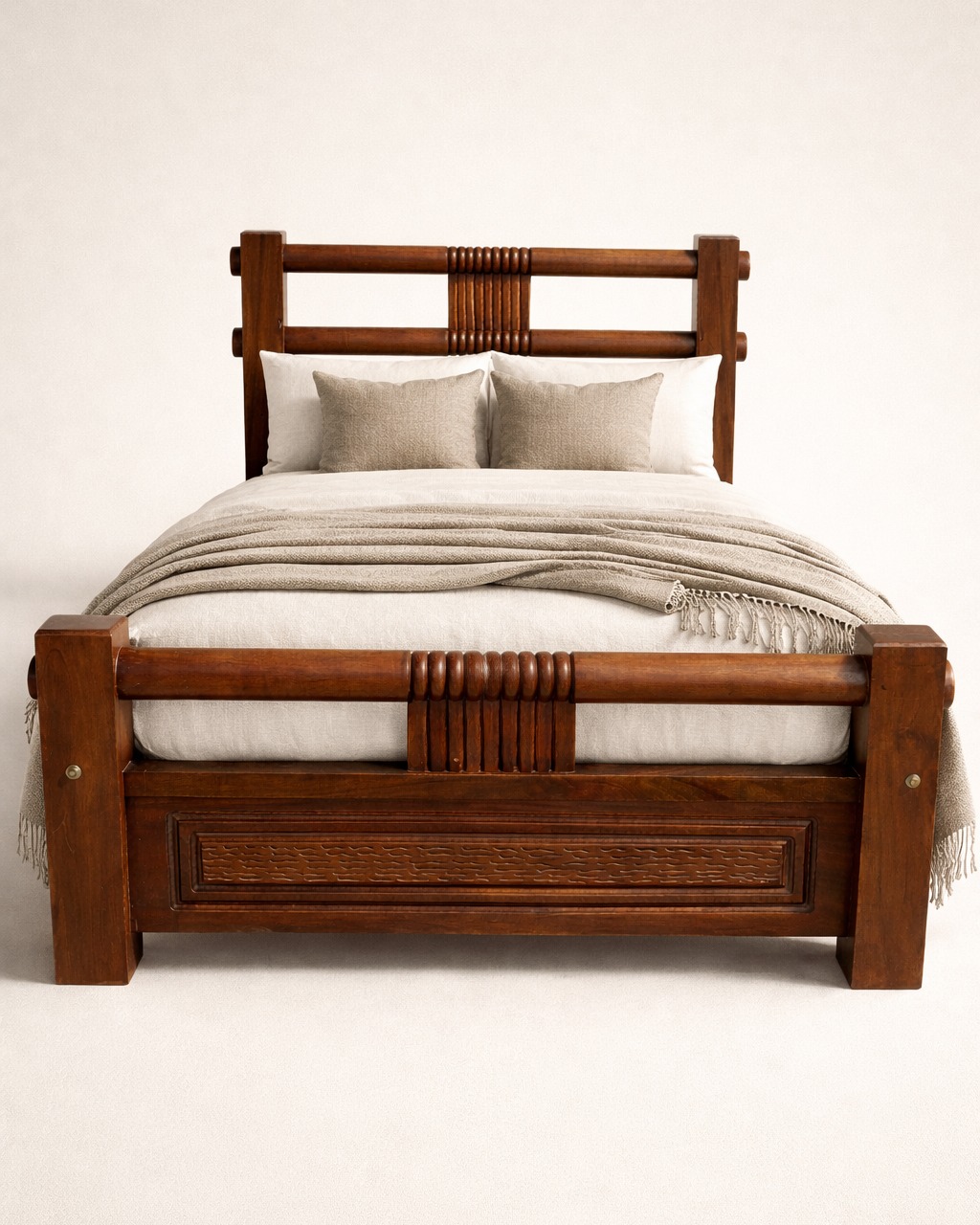 4by6 Bed Frame — handcrafted African furniture by Antonyojina in Kenya