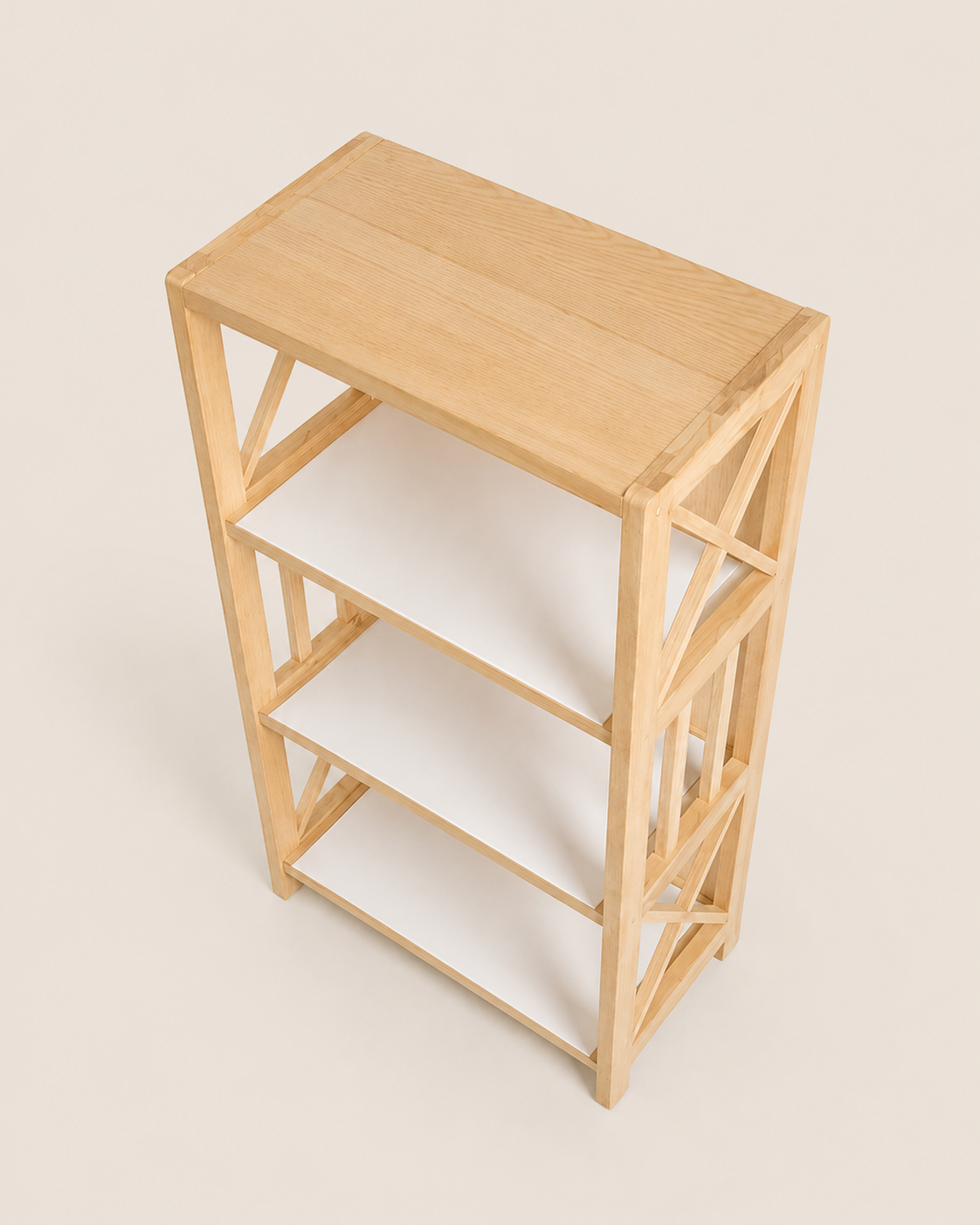 Naira Cypress Bookshelf — handcrafted African furniture by Ngando in Kenya (view 2)