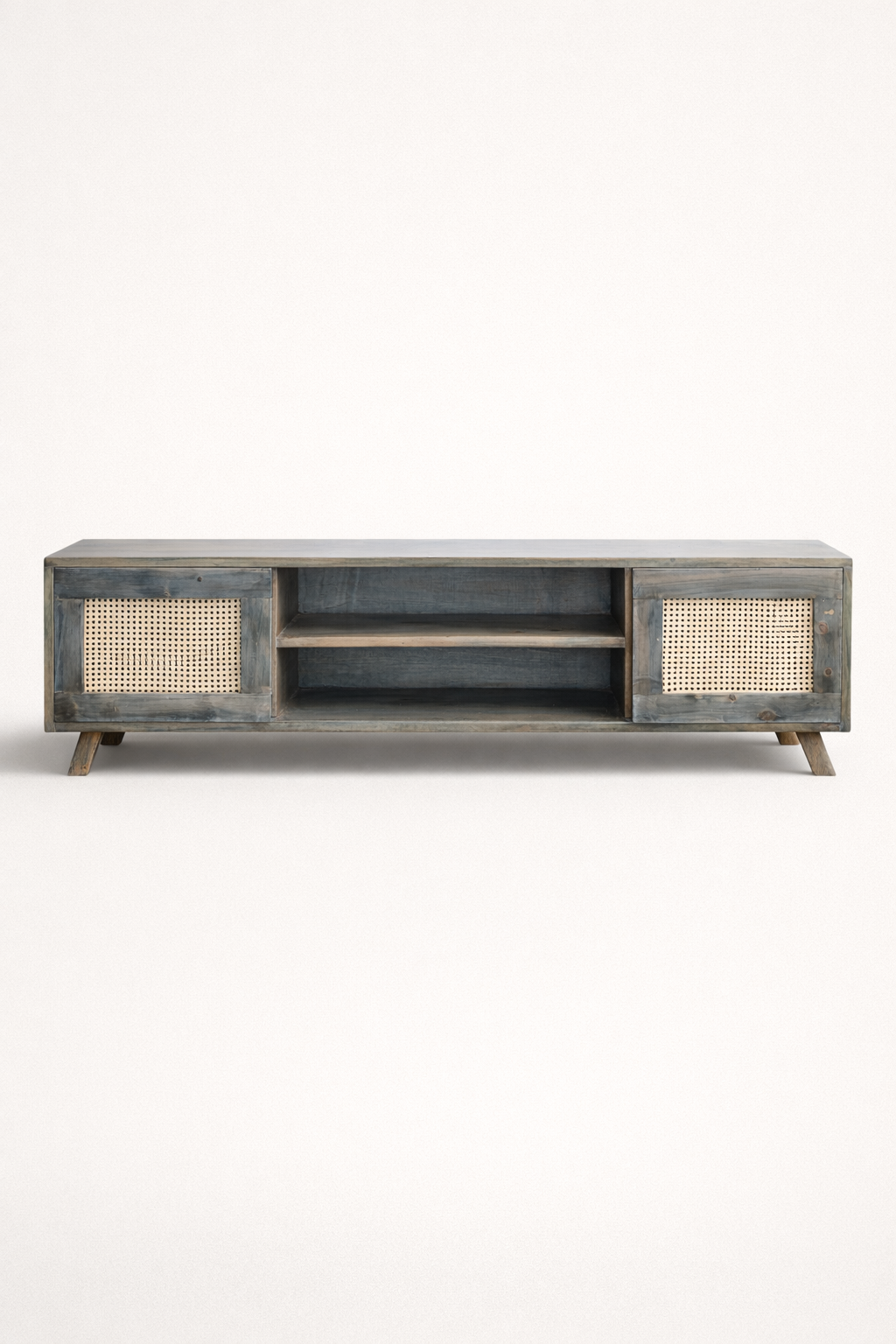 Jua Rattan Television Console Stand — handcrafted African furniture by Cozy lifestyle furniture  in Kenya