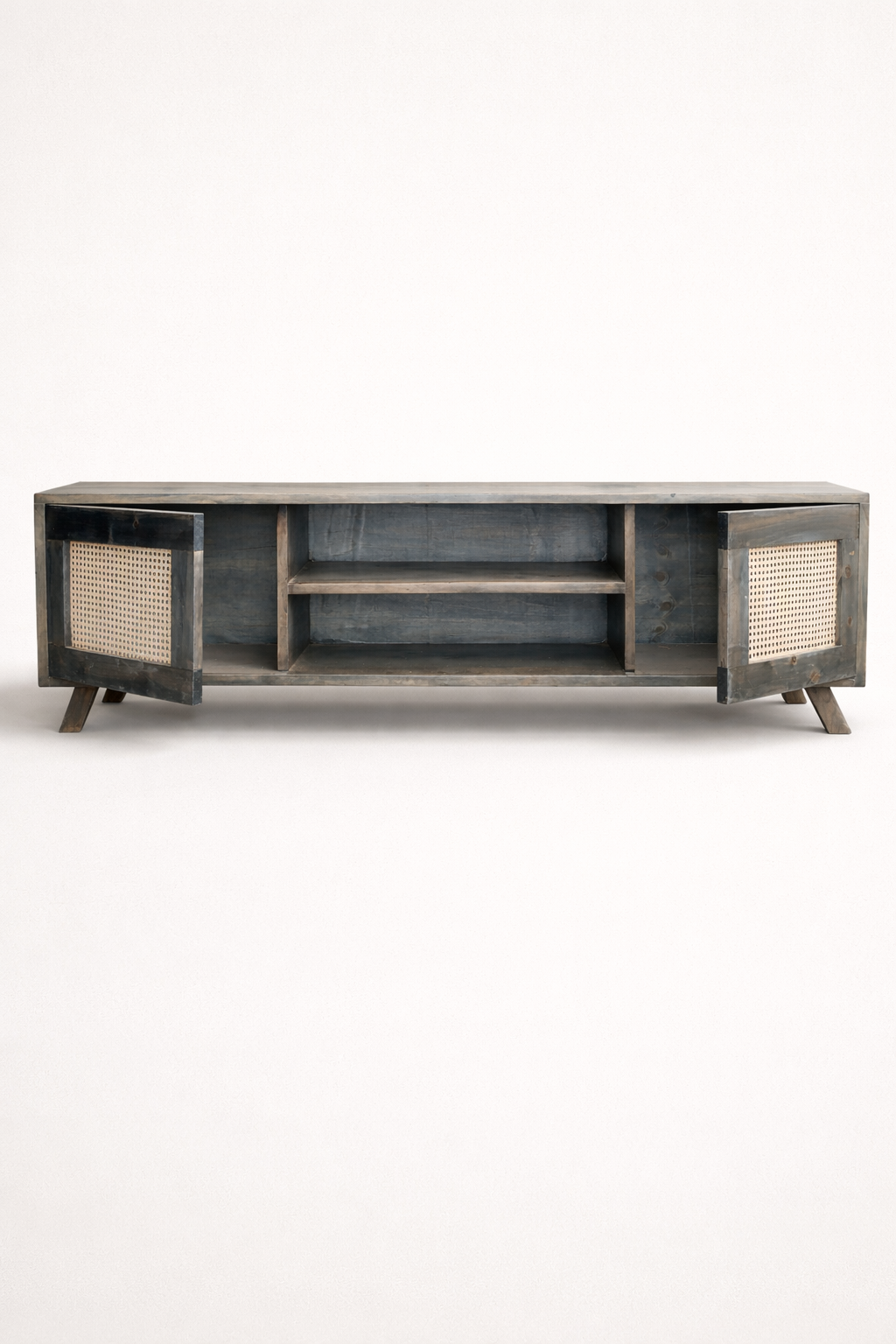 Jua Rattan Television Console Stand — handcrafted African furniture by Cozy lifestyle furniture  in Kenya (view 2)