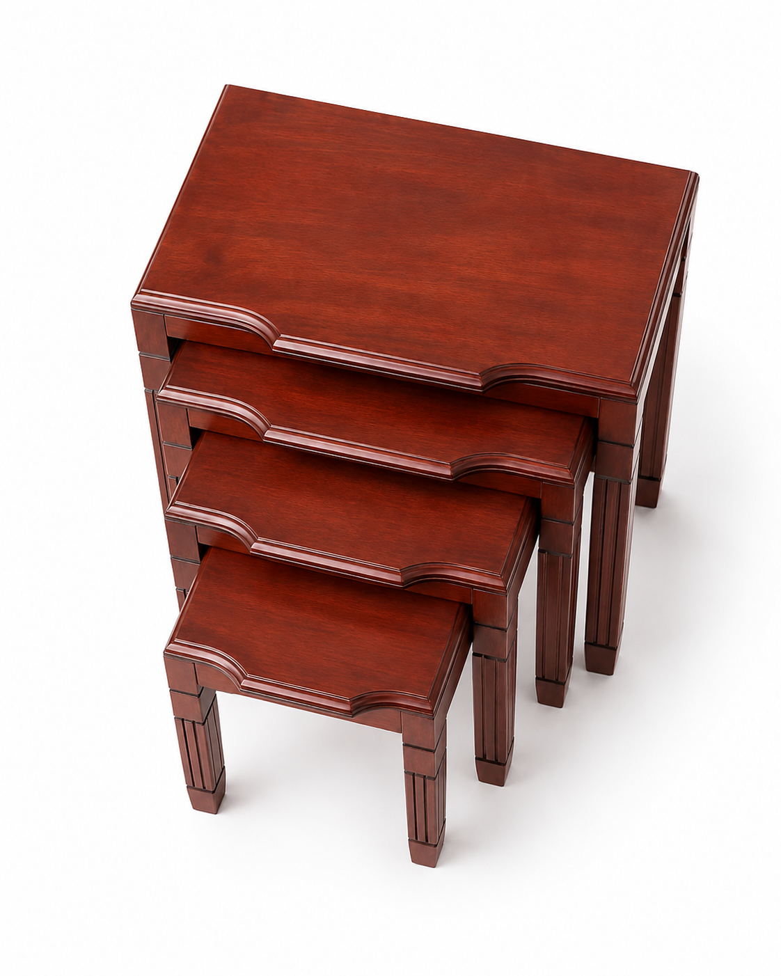 Dhafu Nested Tables — handcrafted African furniture by John furniture  in Kenya (view 2)