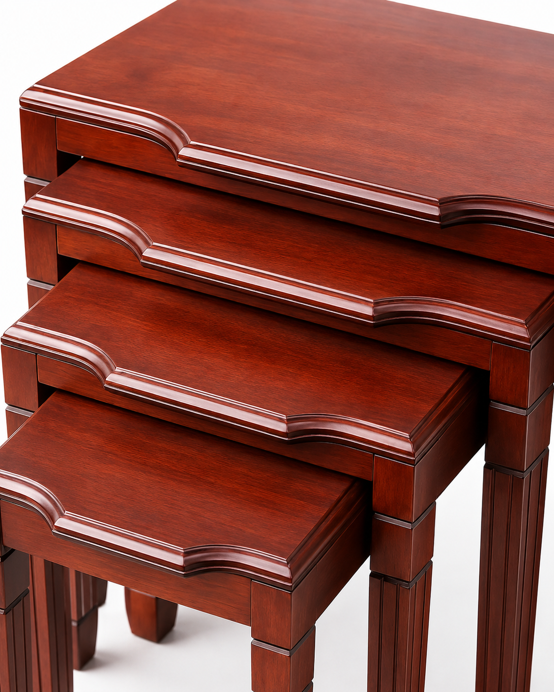 Dhafu Nested Tables — handcrafted African furniture by John furniture  in Kenya (view 3)