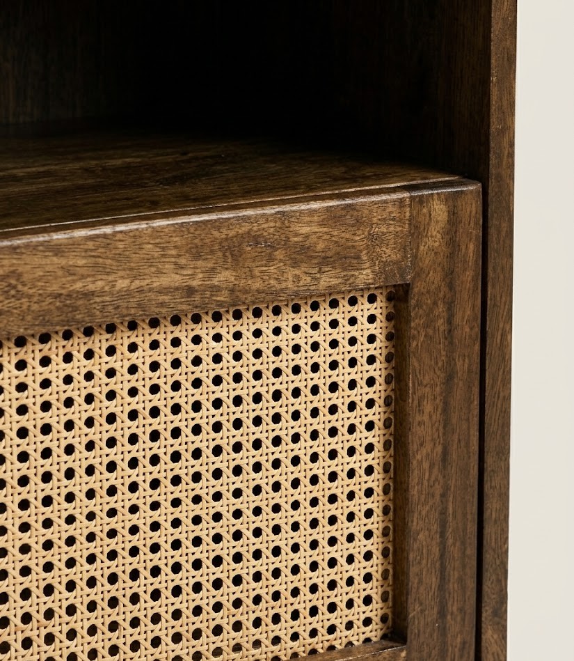 Kaya Rattan Bedside Table — handcrafted African furniture by Mt sinai in Kenya (view 3)