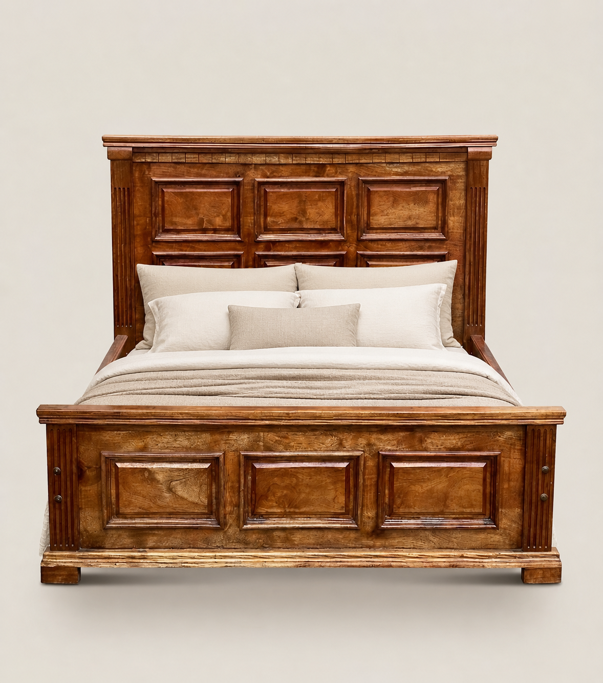 Azizi Legacy Bed: Kifaru Legacy Bed — handcrafted African furniture by Royalstar furniture  in Kenya