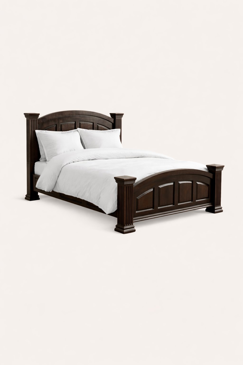 Jua Grand Mahogany Bed 5 by 6 — handcrafted African furniture by Promising furniture world  in Kenya