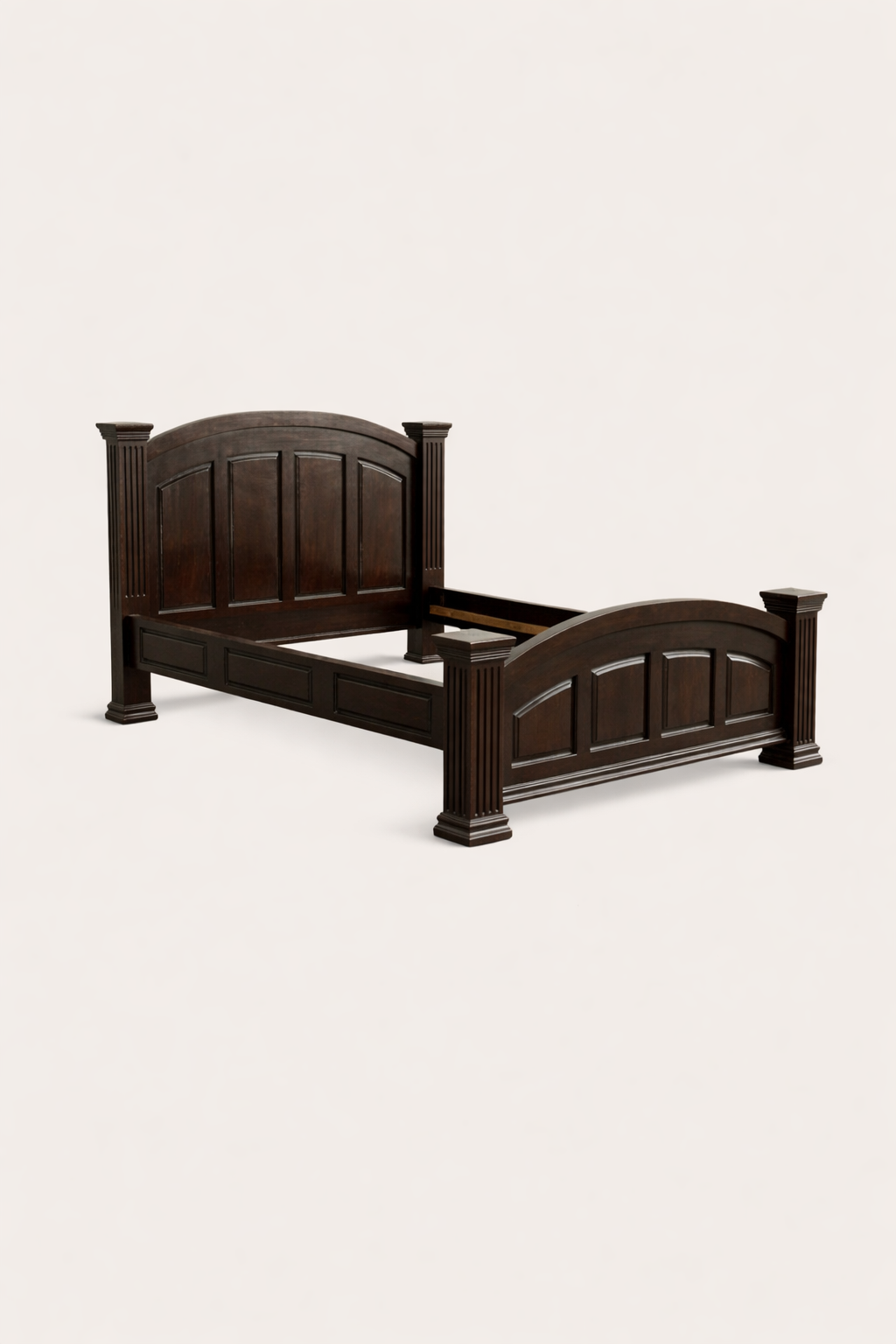 Jua Grand Mahogany Bed 5 by 6 — handcrafted African furniture by Promising furniture world  in Kenya (view 2)