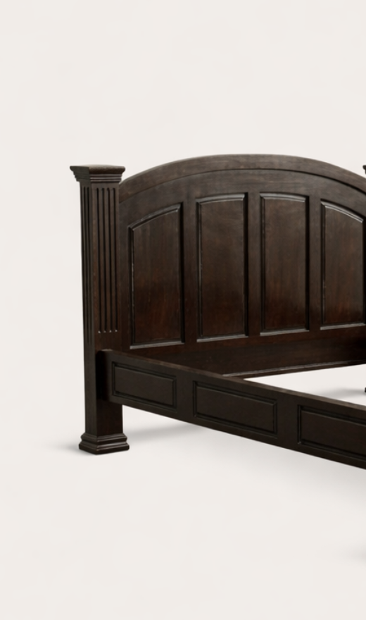 Jua Grand Mahogany Bed 5 by 6 — handcrafted African furniture by Promising furniture world  in Kenya (view 3)