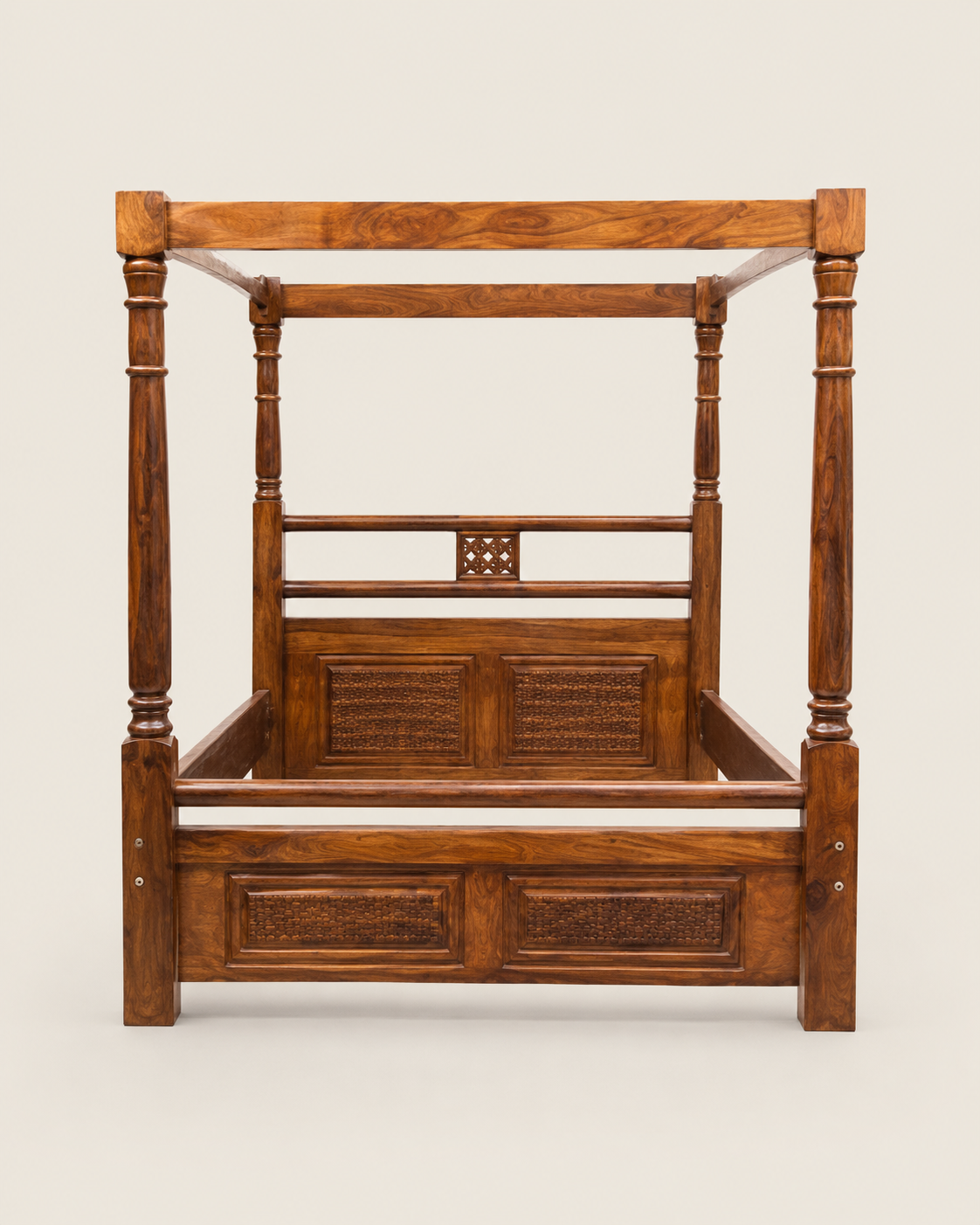 5 by 6 Msiri Canopy Bed — handcrafted African furniture by Harries furniture  in Kenya (view 2)