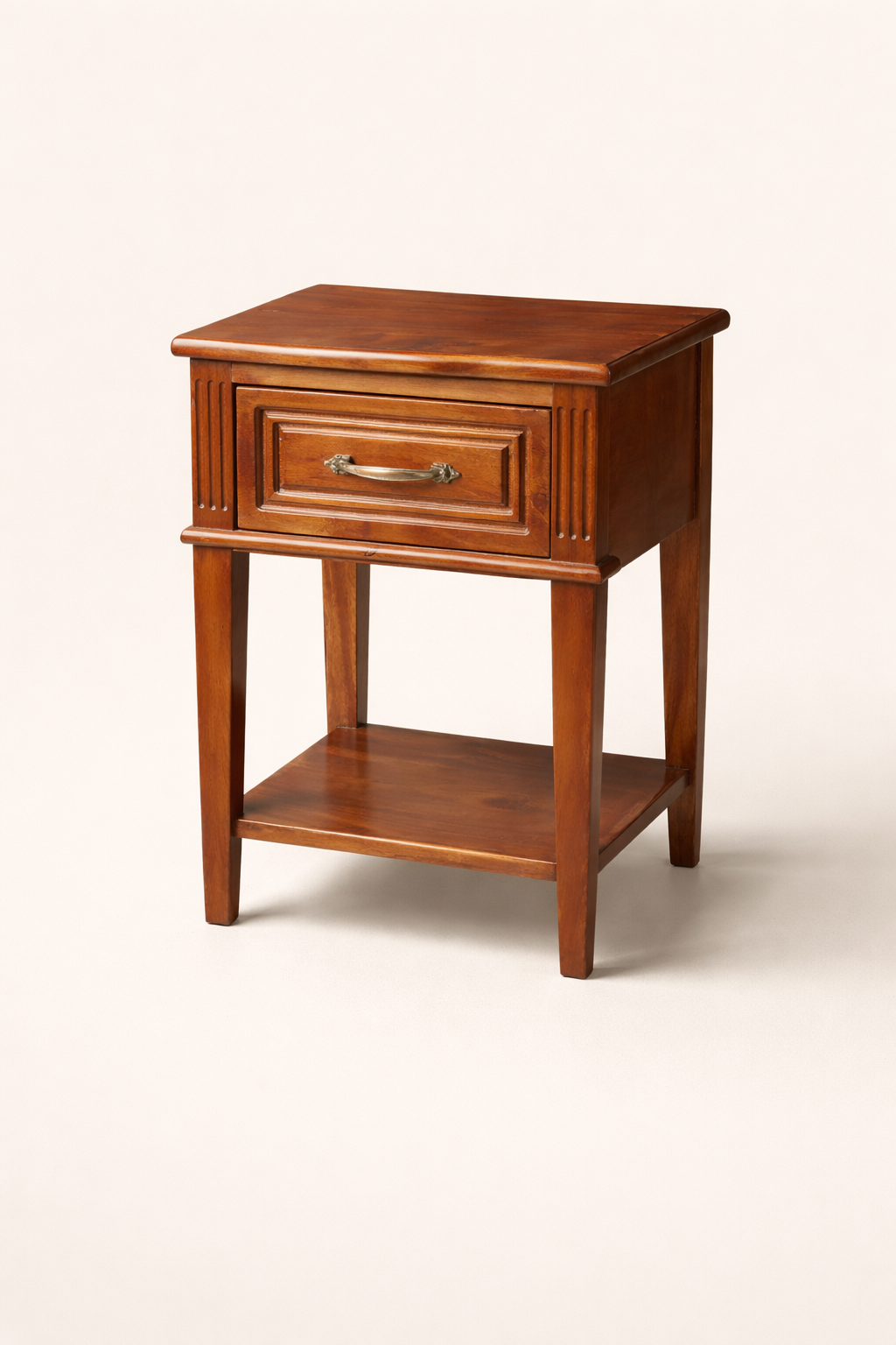 Jua Mahogany Bedside Drawer — handcrafted African furniture by Samuel woodworks  in Kenya