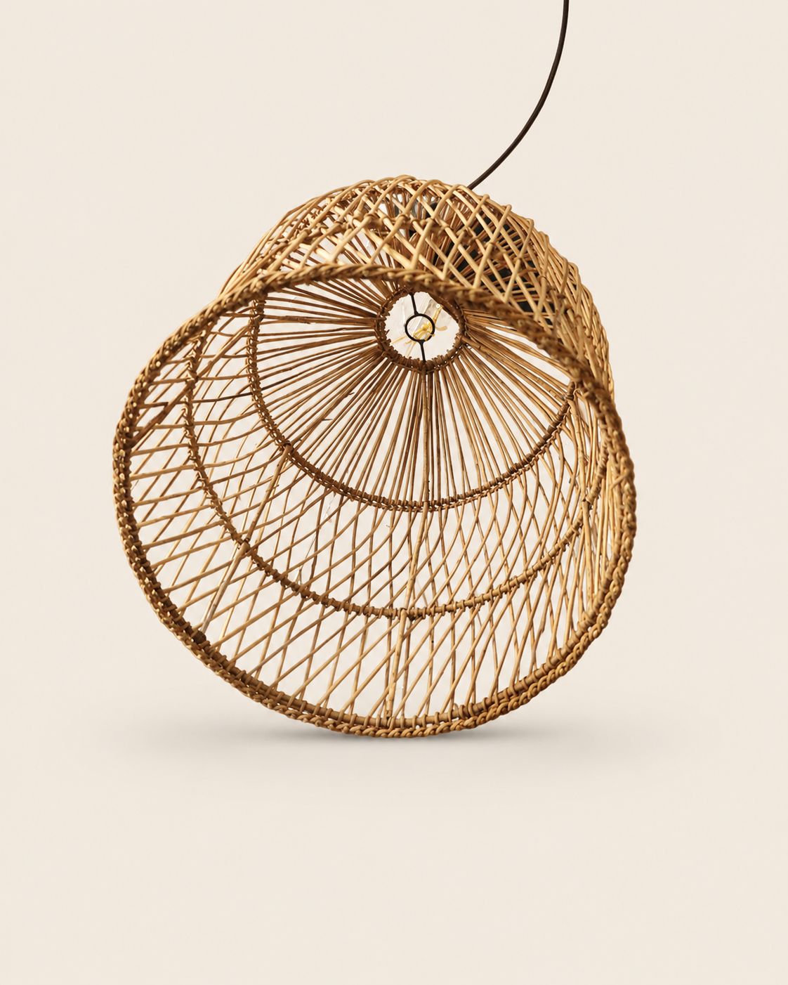 Doiya Pendant Light — handcrafted African lighting by Pamanda curious  in Kenya (view 2)