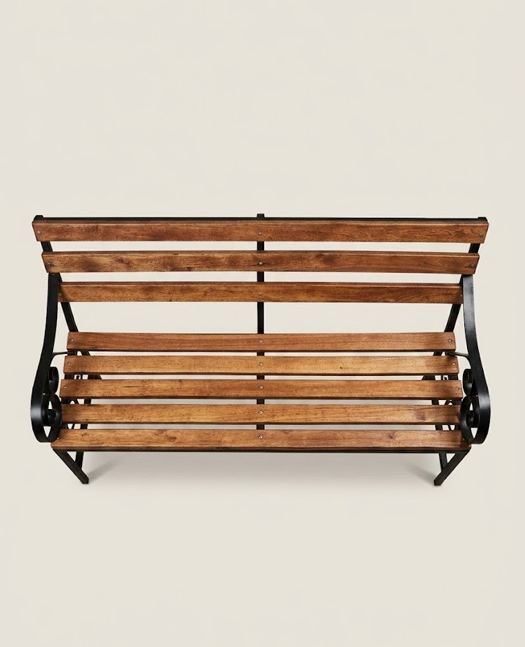 Mbili Outdoor Bench — handcrafted African outdoor by JB.masaku in Kenya (view 2)