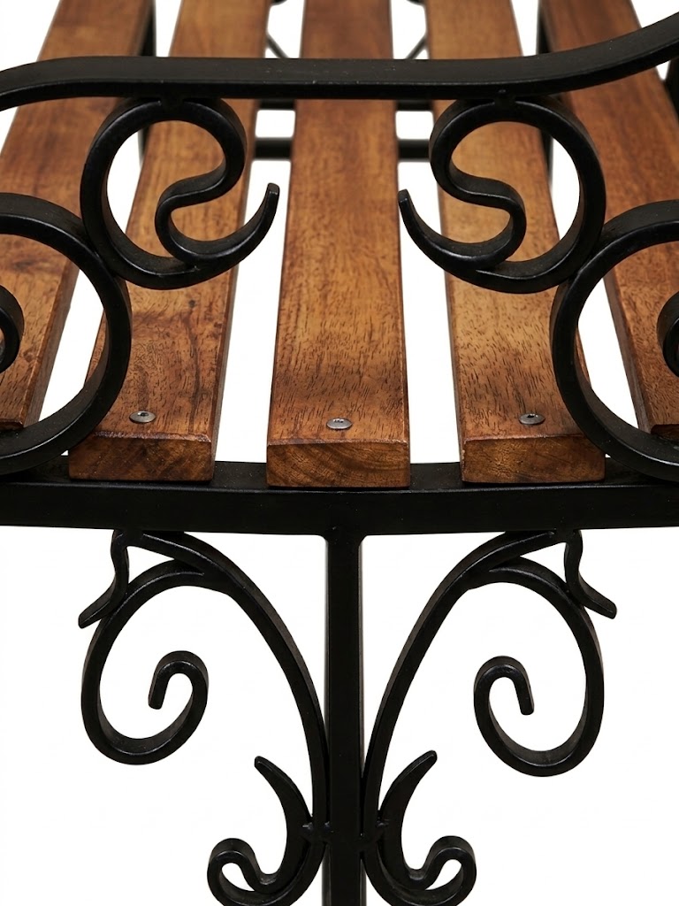Mbili Outdoor Bench — handcrafted African outdoor by JB.masaku in Kenya (view 3)
