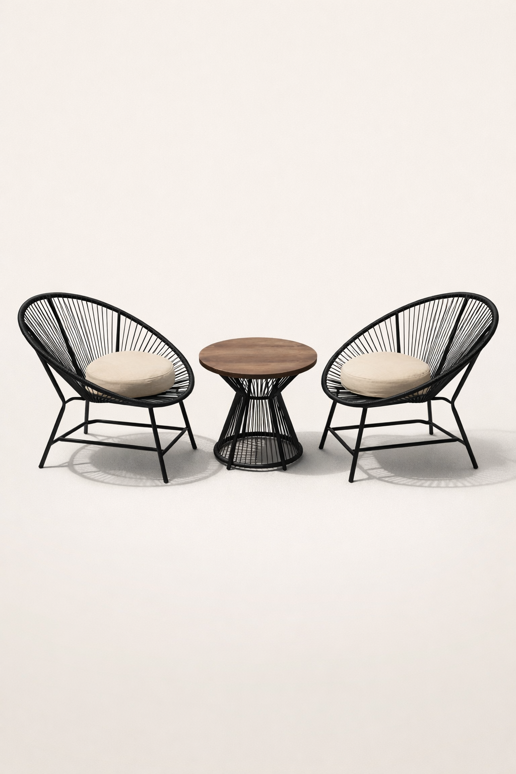 Jua Balcony Black Seat — handcrafted African outdoor by JB.masaku in Kenya (view 2)