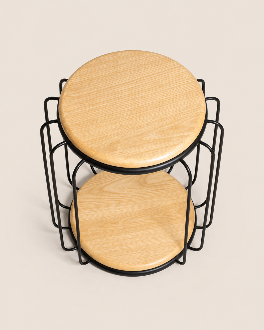 Mbili Stool — handcrafted African furniture by jimpass Nairobi furniture  in Kenya (view 2)