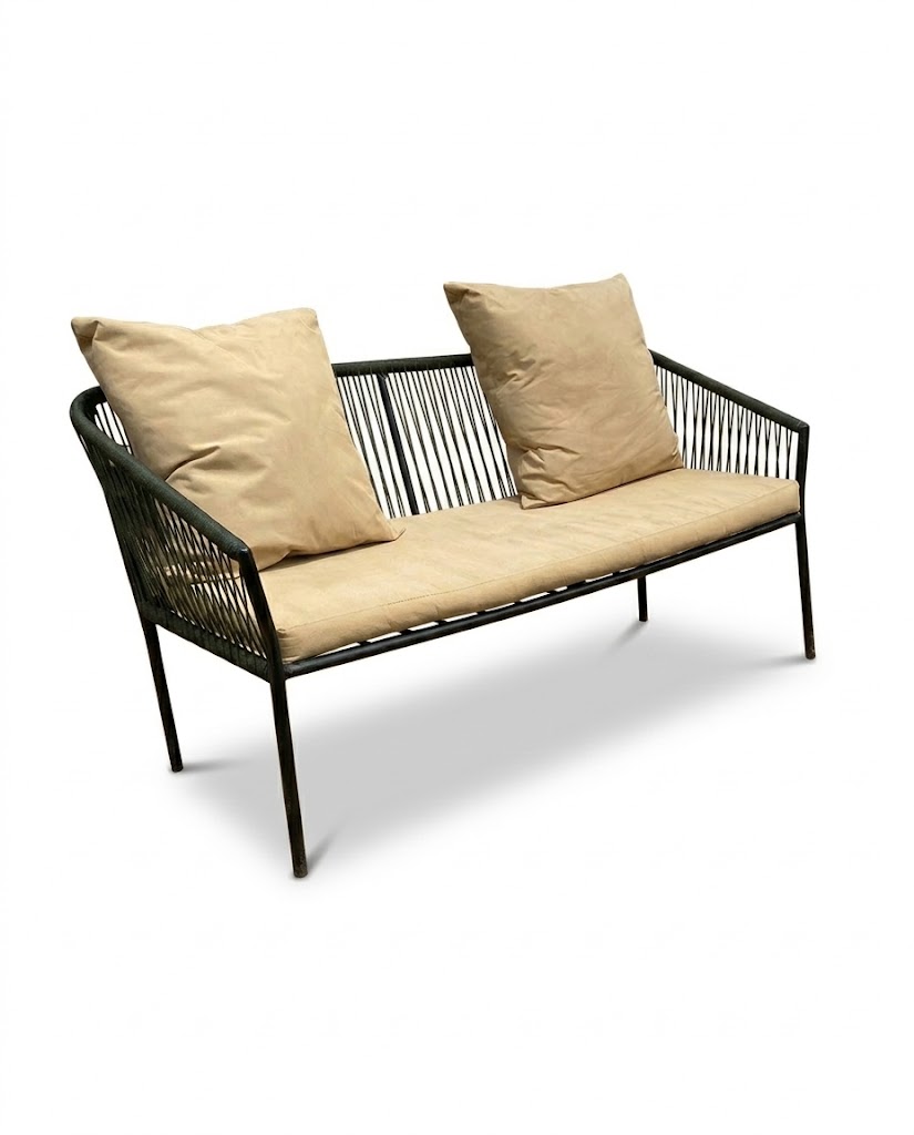 Mbamba 3 Seater Balcony Seat — handcrafted African outdoor by Zidanekisilu148 in Kenya (view 2)