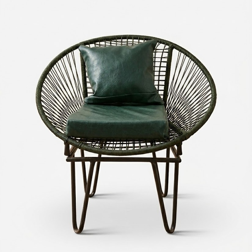 Mbingu Balcony Chair — handcrafted African outdoor by Miche Miche in Kenya