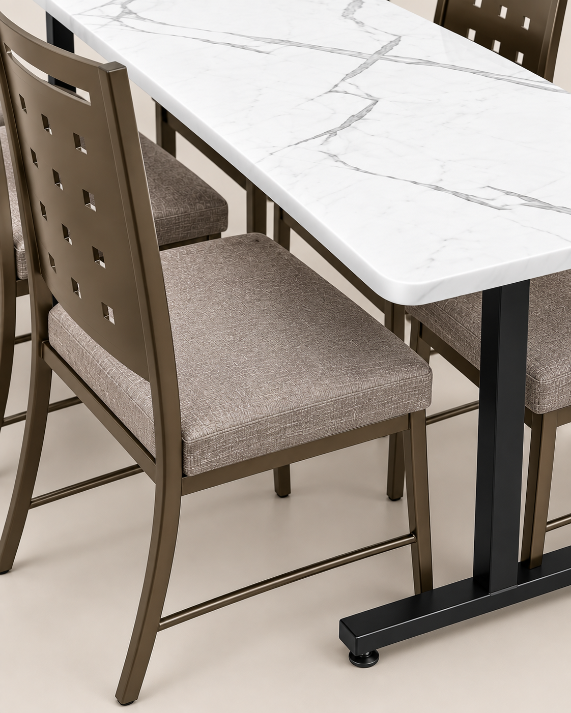 Fumbeni Dining Table — handcrafted African furniture by Eve's Fabricators  in Kenya (view 4)