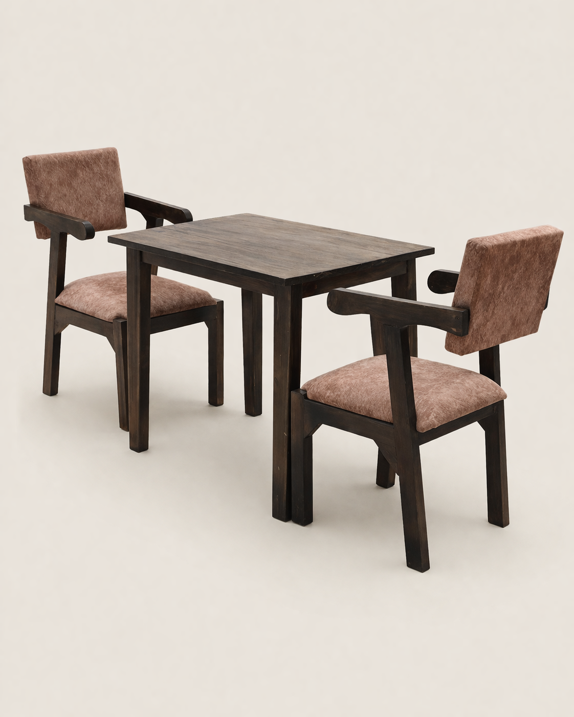 2 Seater Set Kofia Dining — handcrafted African furniture by Makey Stays in Kenya
