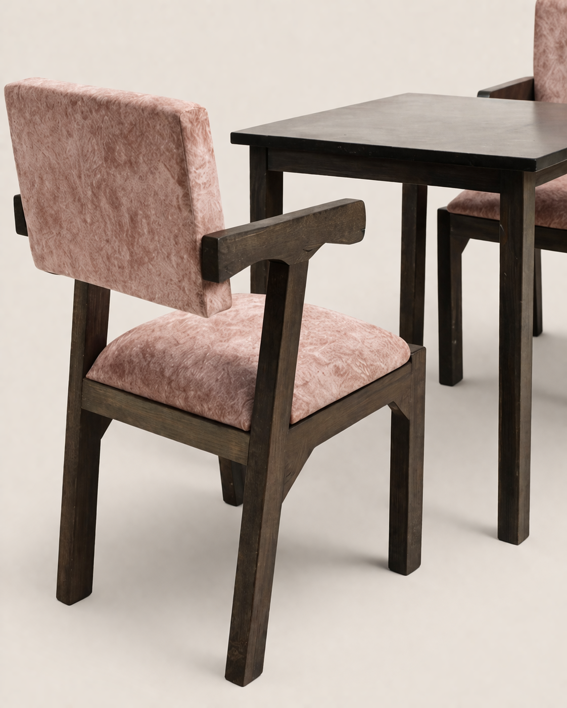 2 Seater Set Kofia Dining — handcrafted African furniture by Makey Stays in Kenya (view 3)
