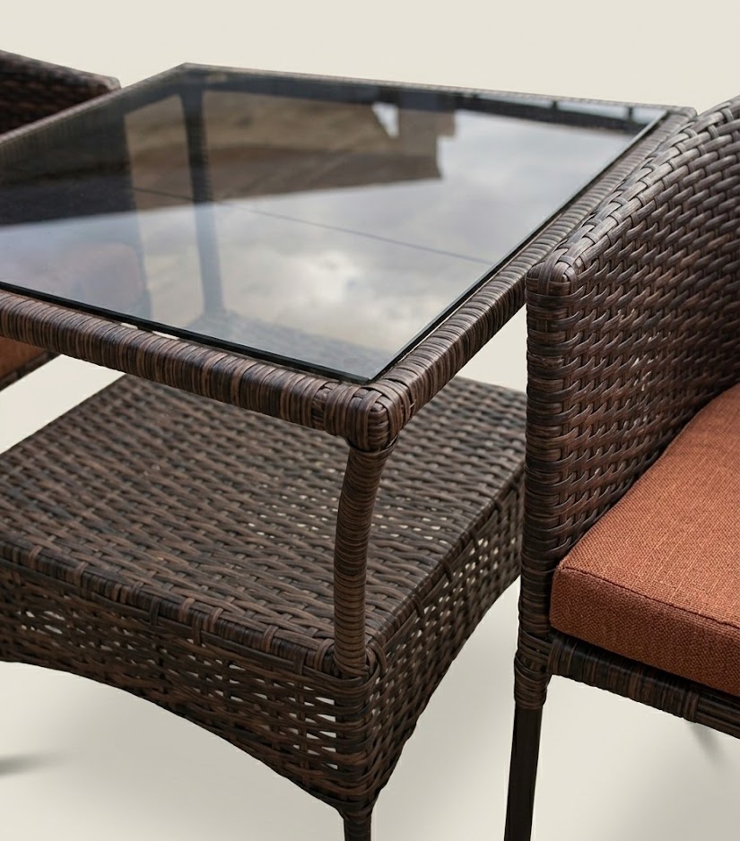 Adala Bistro Set — handcrafted African outdoor by Tajil furniture  in Kenya (view 3)