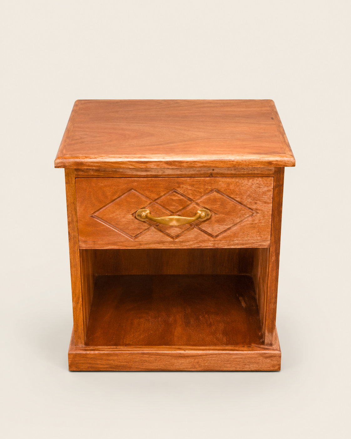 Adova Mahagony Nightstand — handcrafted African furniture by Woodplace in Kenya