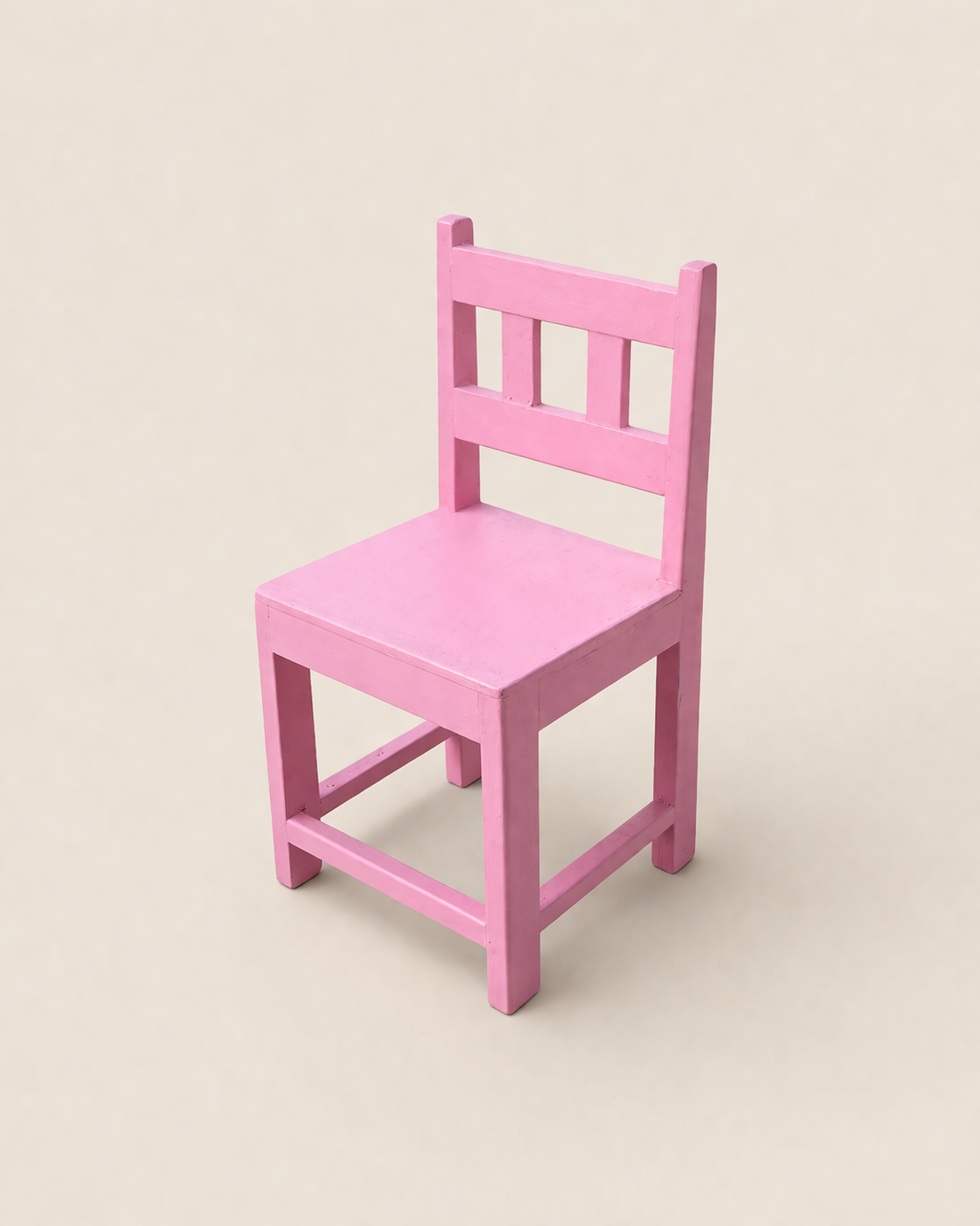 Pink Kids Chair — handcrafted African children by Oskechi  Furnitures in Kenya (view 2)