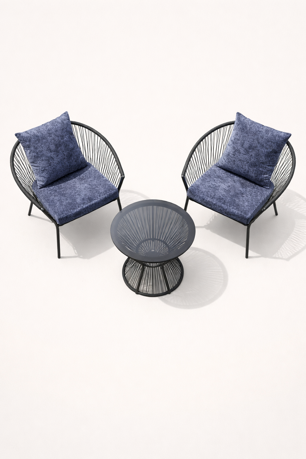 Mazingira 2 Seater Outdoor Lounging Set — handcrafted African outdoor by Bonny furnitures  in Kenya