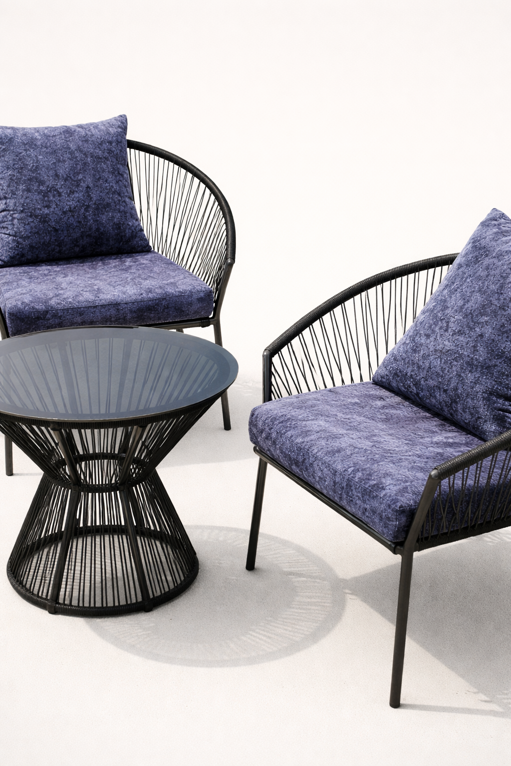 Mazingira 2 Seater Outdoor Lounging Set — handcrafted African outdoor by Bonny furnitures  in Kenya (view 3)
