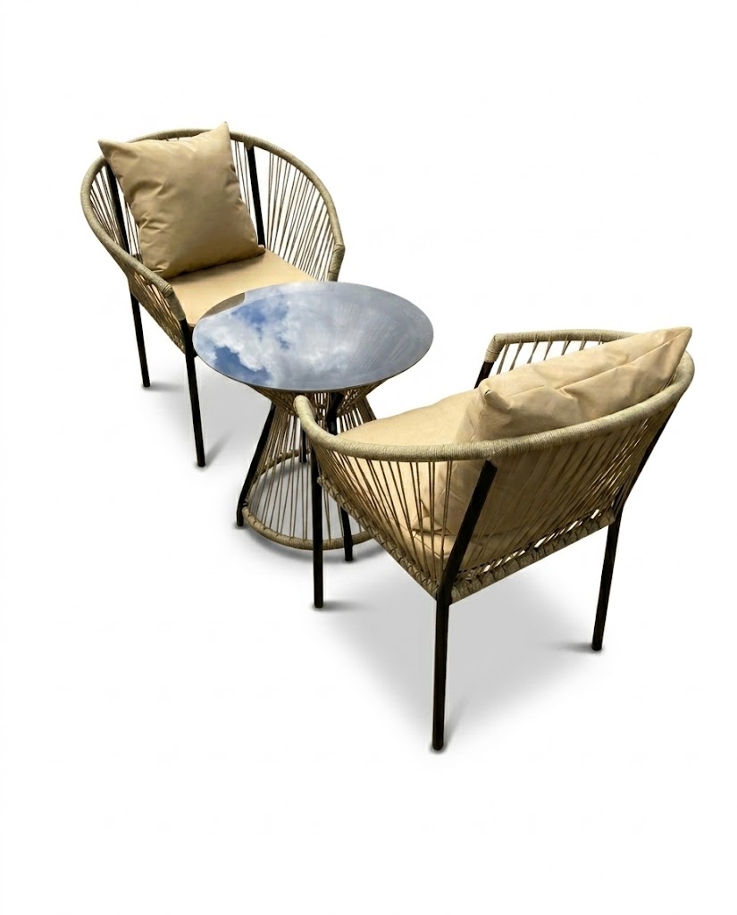 2 seater Balcony seat — handcrafted African outdoor by JB.masaku in Kenya