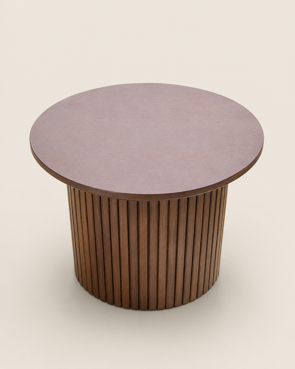 Anya Round Accent Table — handcrafted African furniture by Ndekena (pending setup) in Kenya